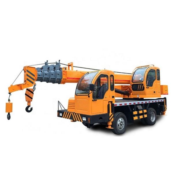 Dongfeng 4x2 Cargo Truck Mounted Hydraulic Mobile Crane 12 Tons And WEICHAI Engine