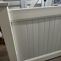 6ft High Plastic Privacy PVC Vinyl Fence 8ft Wide UV Protected