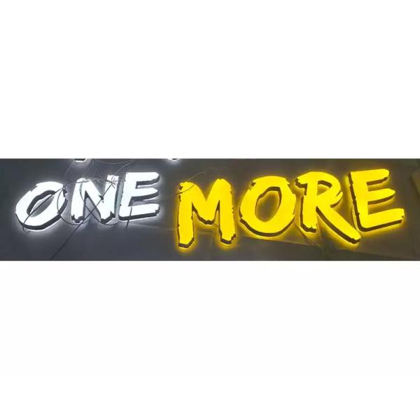 Custom 3D mini luminous characters indoor and outdoor acrylic bright characters