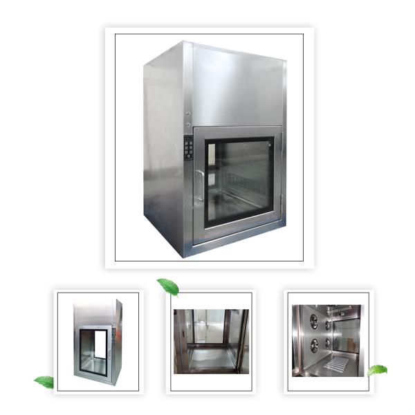 SUS304 Stainless Steel Air Shower Cleanroom Pass Box 500mm