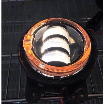 Black aluminum 4 Inch 30W Led Fog Lights DC12-15V  For Trucks Harley Motorcycles Stainless Steel Bracket
