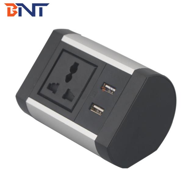 Intelligent automatic office furniture mini multimedia desktop socket box