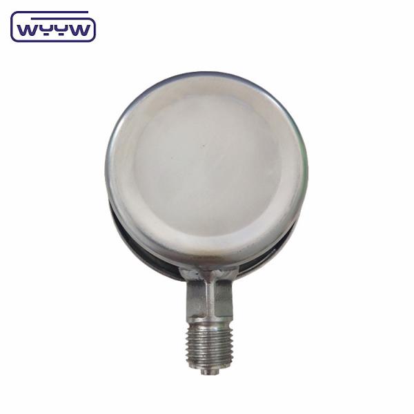WYYW High Pressure Gauge 60mm All Stainless Steel Silicone Oil Filled Pressure Gauges
