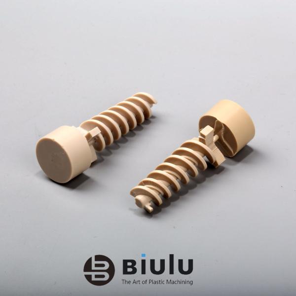 OEM PEEK Plastic Machining Custom  Peek Screw Sapre Part High Performance