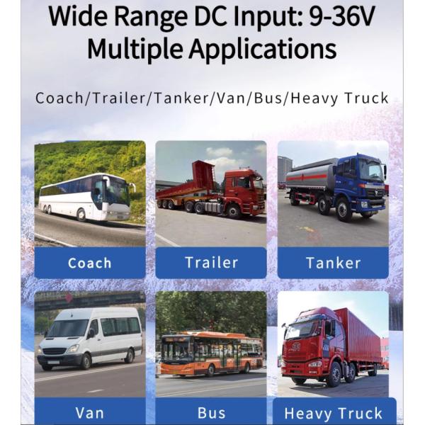 Camion de véhicule d'AHD 720P enregistreur DVR 4CH de caméra de tableau de bord d'écran de 9,66 pouces