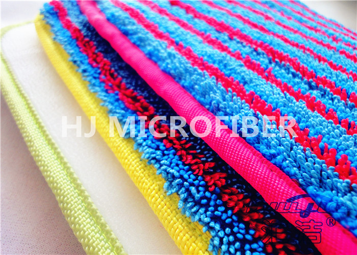 Цветастые пусковые площадки Mop Microfiber влажные с прокладками красного цвета, пусковой площадкой мытья Microfiber