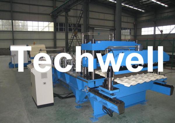 Metal Roof / Color Steel Glazed Tile Roll Forming Machine, Color Steel Glazed Tile Machine