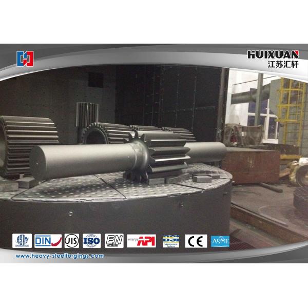 Вал цапфы легированной стали куя вал зубчатого колеса мощной силовой передачи АСМЭ стандартный