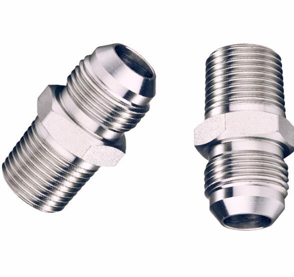 Hexagonal Carbon Steel Straight External Thread Jic37 Degrees Thread Hydraulic Transition Joint
