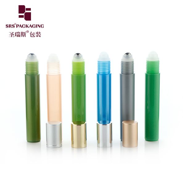 RPA 15ML Injection Custom Color PP Roller Ball Bottle For Eye Serum Gel