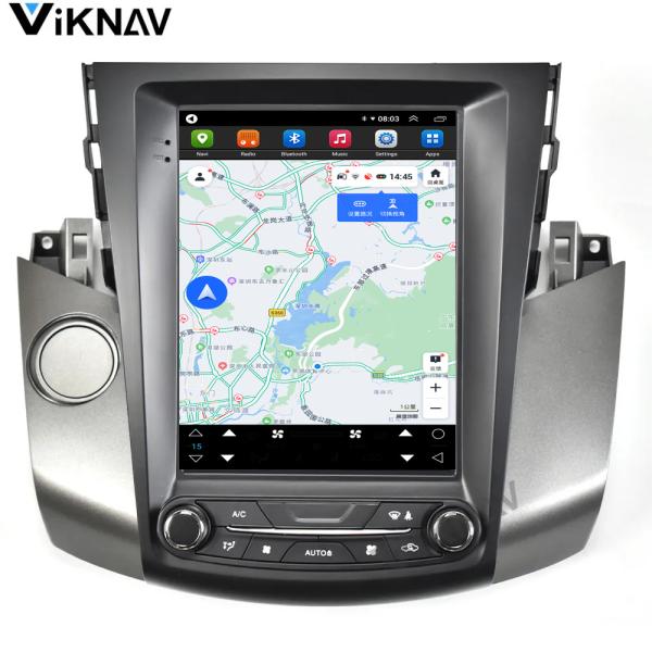 10.4 дюймовый Android сенсорный экран Автомобильное радио Для 2008-2012Toyota Rav4 Мультимедийный плеер Навигация 4G Беспроводное Carplay