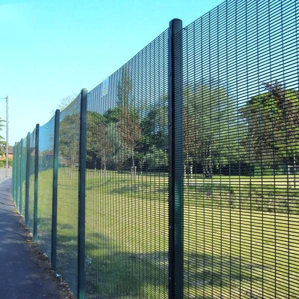 PVC Sprayed Metal Anti Climb 358 Security Fence Panels 2.0m 2.3m