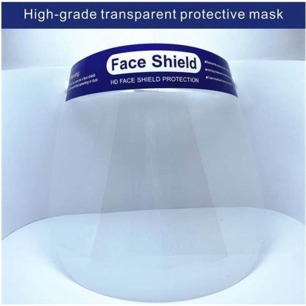 Plastic Transparent Protective Face Shield Mask Disposable And Comfortable