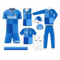 Team Jersey Breathable Moisture Wicking fait sur commande mou étirant la chemise de joueur de football