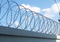 Low Carbon Steel Razor Barbed Wire Concertina Coil Diameter 500mm Prevent Theft