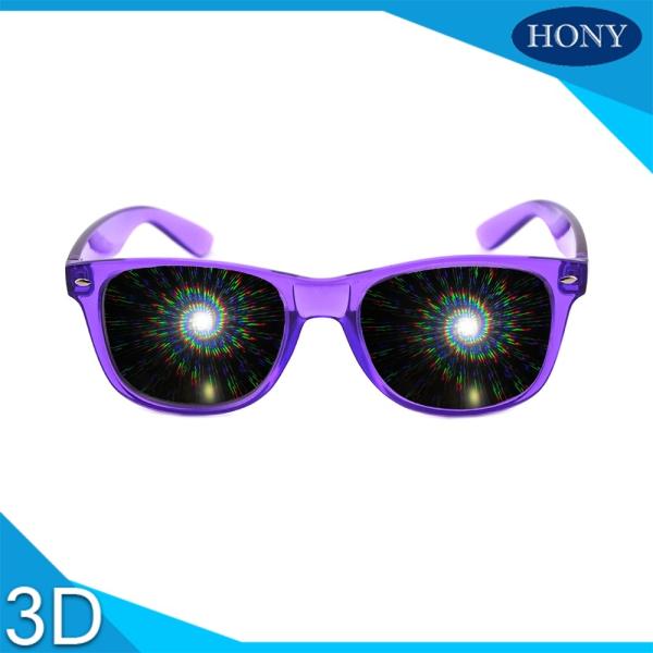 Party 3D Diffraction Glasses spiral diffraction effect fireworks 3d glasses
