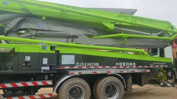 2012 Refurbished Zoomlion Concrete Pump Truck 47m Second Hand Concrete Trucks