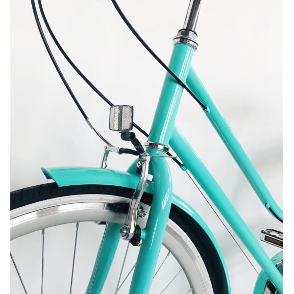 700C Hi-Ten Steel Frame USA OEM Women City Bike with 7 Speeds and Aluminum Alloy Rims