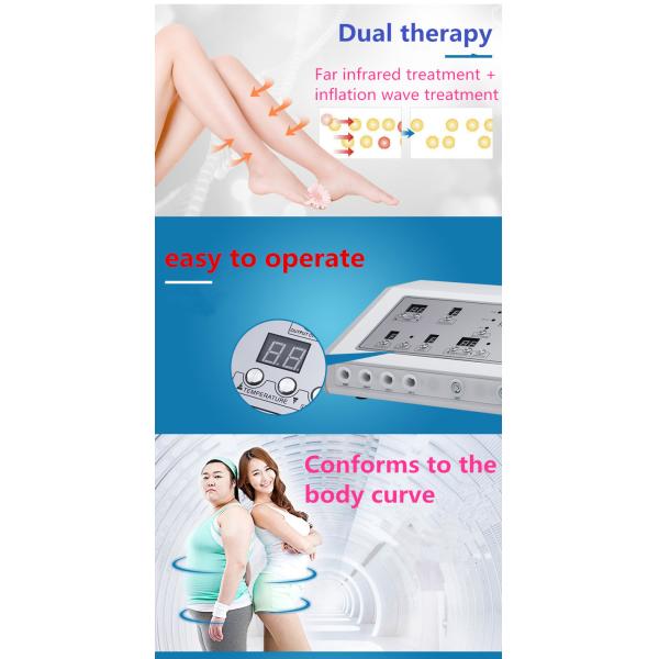 Desktop Air Pressure Body Slimming Machine , Weight Loss Pressotherapy Beauty Machine