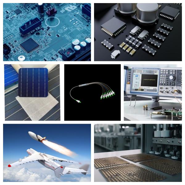 espesor de aluminio de cristal único 99/99% 5×5×1/0.5 mm 10×10×1/0.5 20x20x0.5/1 mm