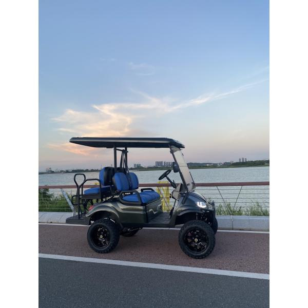 Двойная А-рука Система PMSN 60V Электрическая тележка для гольфа с RGB-светом