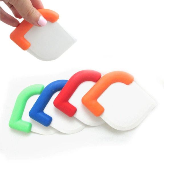 Silicone Dirty Fry Pan Dish Pot Clean Brush Washing Pan Scraper Cleaning Spatula Kitchen Scraper Soft Blade Scraper Brush