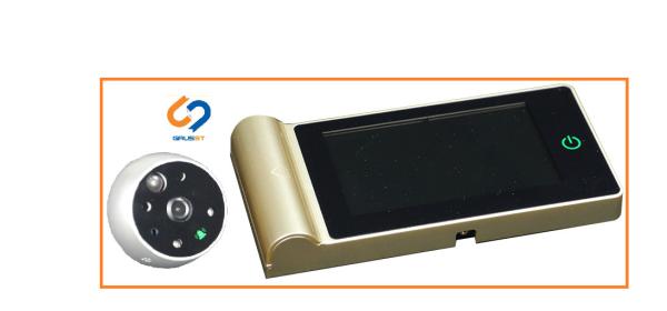 LCD Recordable WIFI Digital Door Peephole Viewer Camera With Rechargeable Battery