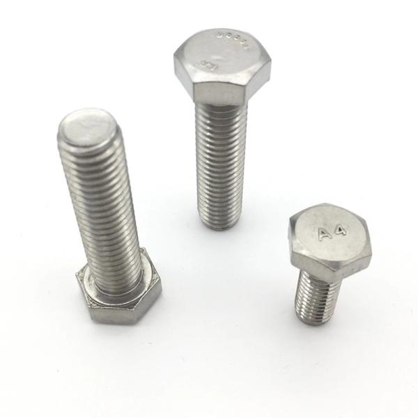 DIN933 INOX Stainless Steel Hex Head Bolt M6 M8 M10 M12 M16 M20