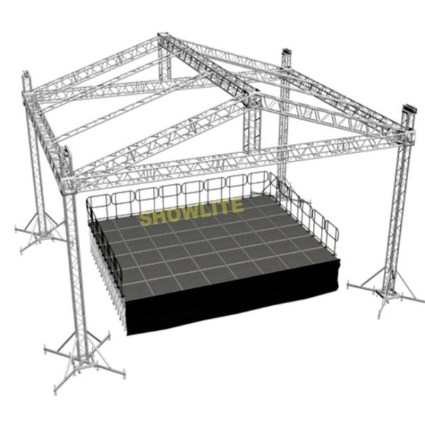 Система ферменной конструкции освещения свода для выставки музыки быстро собирает