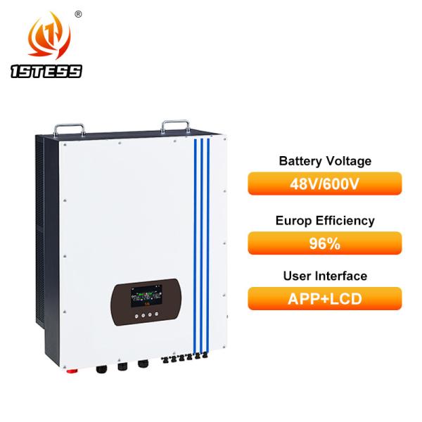 Comércio por grosso Inverter solar híbrido trifásico de 600 V 30 kW com modo de carregamento MPPT