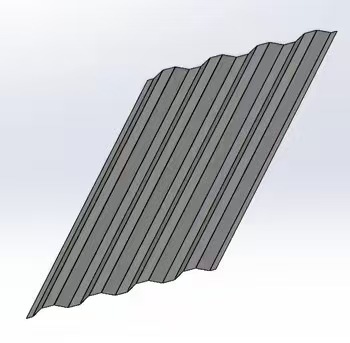 Panel lateral de contenedor de cabina prefabricada de tamaño personalizado