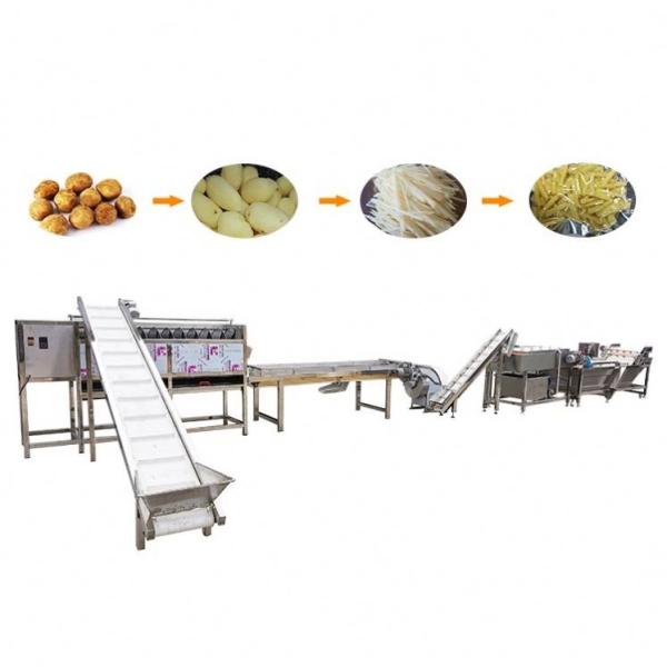 Customized Potato Processing Machine Fryed Crisp Potato Finger Chips Production Line