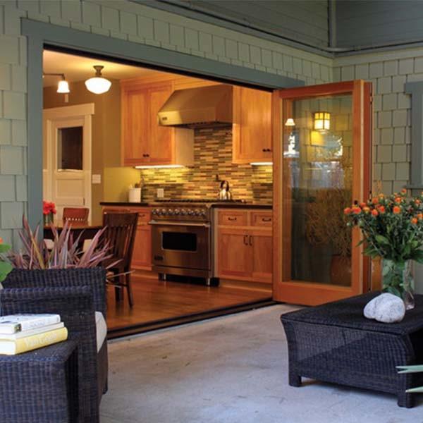 Mosquito Screen Aluminium Double Doors Customized Measurement Folding Opening