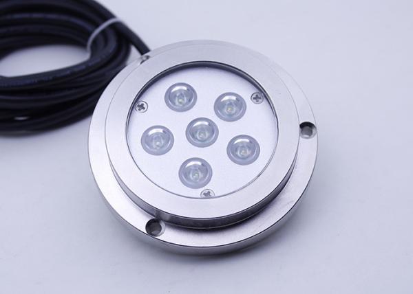 Luzes IP68 316 subaquáticas marinhas de aço inoxidável para o barco 27W 12Volts
