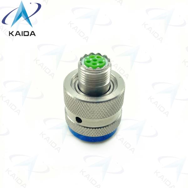 Aço inoxidável MIL-DTL-38999 Série I 500V Com tipo de contato MS27467T09E35SN 6 pinos femininos