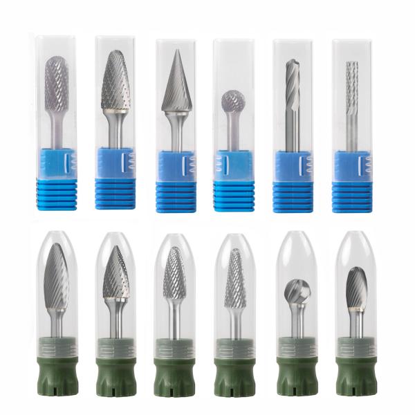 Cemented Carbide Burrs for All Workpiece with Plastic Case Per Burr and Packaging