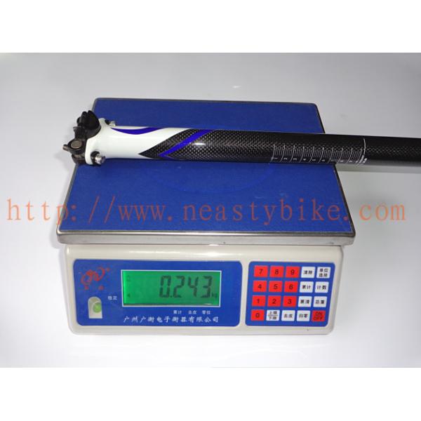 SP-NT15  Carbon fiber seatpost blue and white bicycle parts carbon frame parts