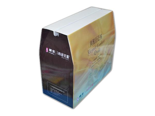 China OEM Printing Factory Custom Design Cardboard Corrugated Material Full Colors Printed  Box Packaging for Bedding