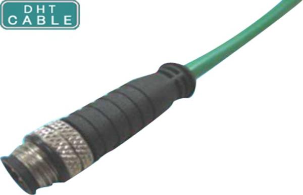 6 Pin Waterproof Cable Assemblies , Waterproof Flex Cable With RoHS / CE Approved