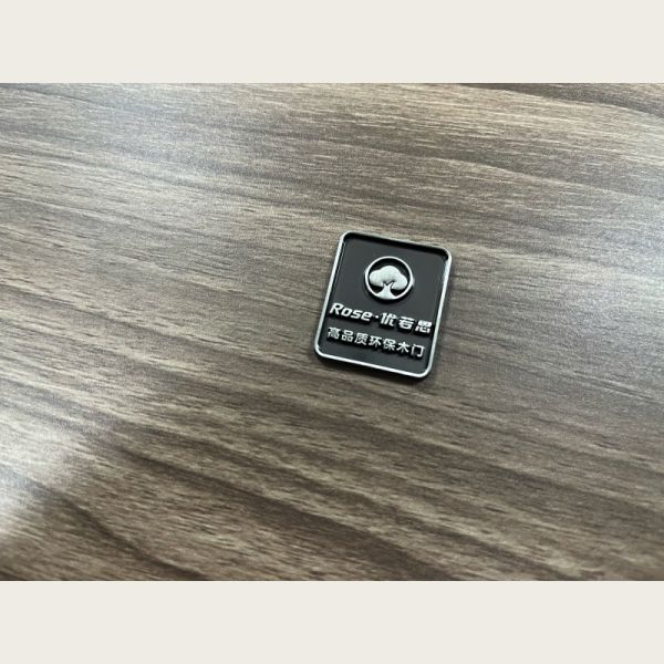 Custom Metal Logo Badges and Brand Nameplates with Durable Enamel Customizable Shapes for Multi-Industry Versatility