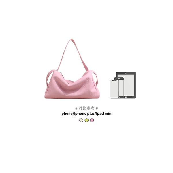 2024 Women's Versatile Tote Bag with Skew Straddle Instagram Design and Large Capacity
