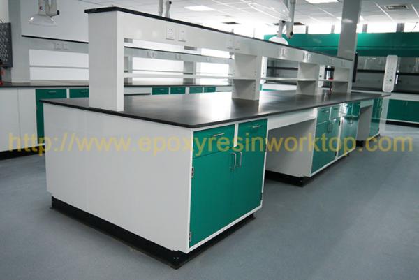 Glare surface epoxy resin school chemical lab Island bench solid anti high temperature