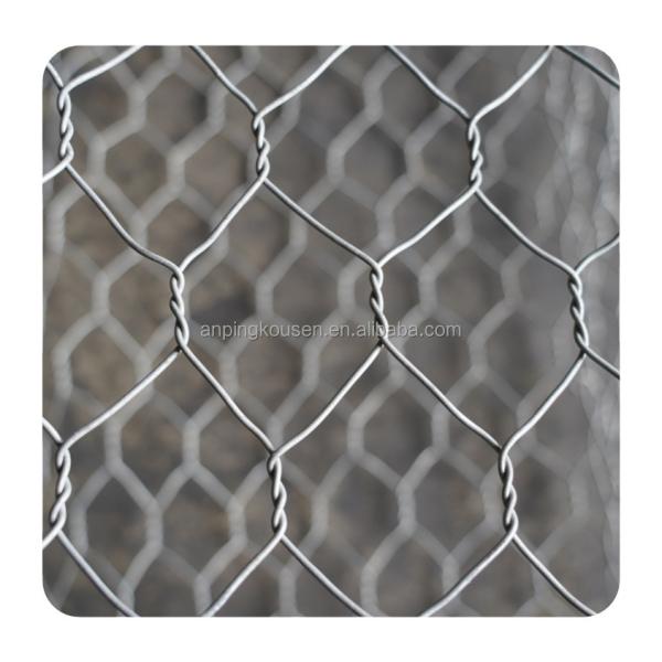 2x1x1m Gabion Boxes Galvanized PVC Coated for River Construction and Garden Decoration