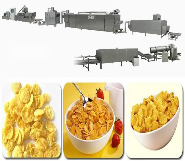 Automatic Bulk Corn Flakes Production Machine Price Good condition corn flake production line/corn flakes manufacturing