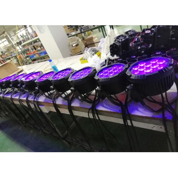 IP65 RGBWAP 6in one Outdoor  Waterproof Flat Led Par With Purple Color Amber Color TSA136