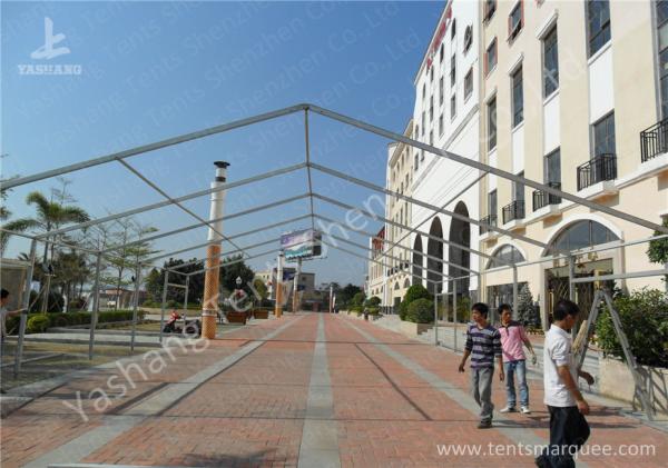 Uv Resistant 8 By 21 Backyard Big Outdoor Party Tent White Mixed Red Color