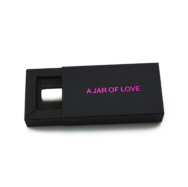 Empacotamento contínuo de gravação de papel preto de alta qualidade do perfume da garrafa de Logo Car Gift Set Box