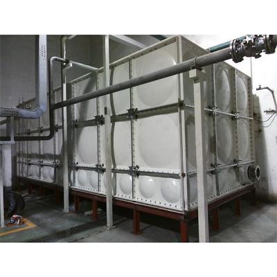 Material secional de aço pressionado elevação da fibra de vidro do tanque de água de Stampinig limpo