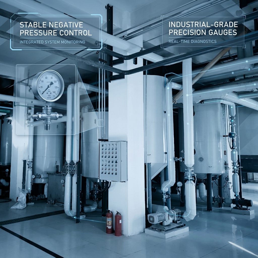 Animal Oil Negative Pressure Refining Equipment Vertical Vacuum Pot Line