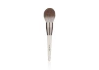 Escova biodegradável do pó da composição da fibra do milho da chegada nova de Vonira com o punho de madeira de Grey Aluminum Ferrule Eco Freindly
